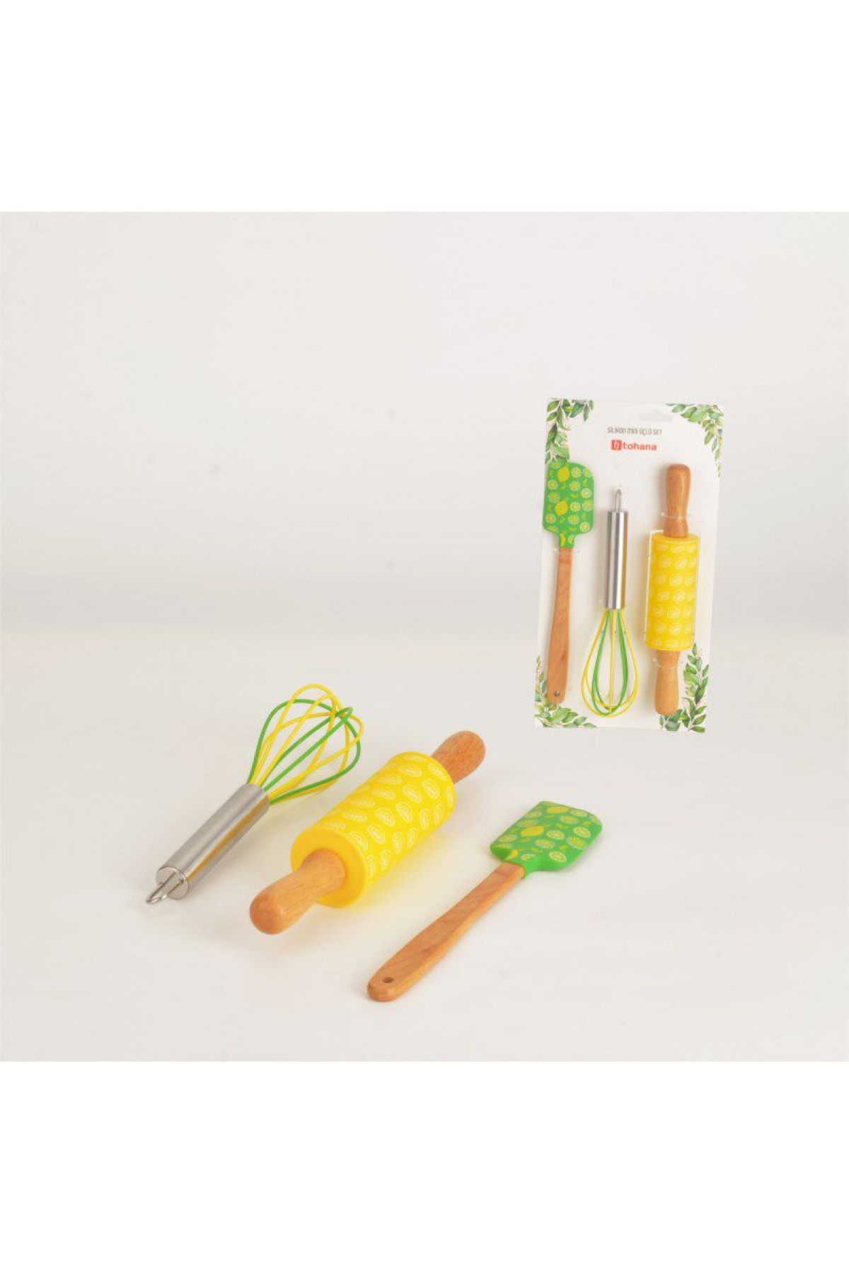 SILIKON LIMON MINI ÜÇLÜ MUTFAK SETI (P)