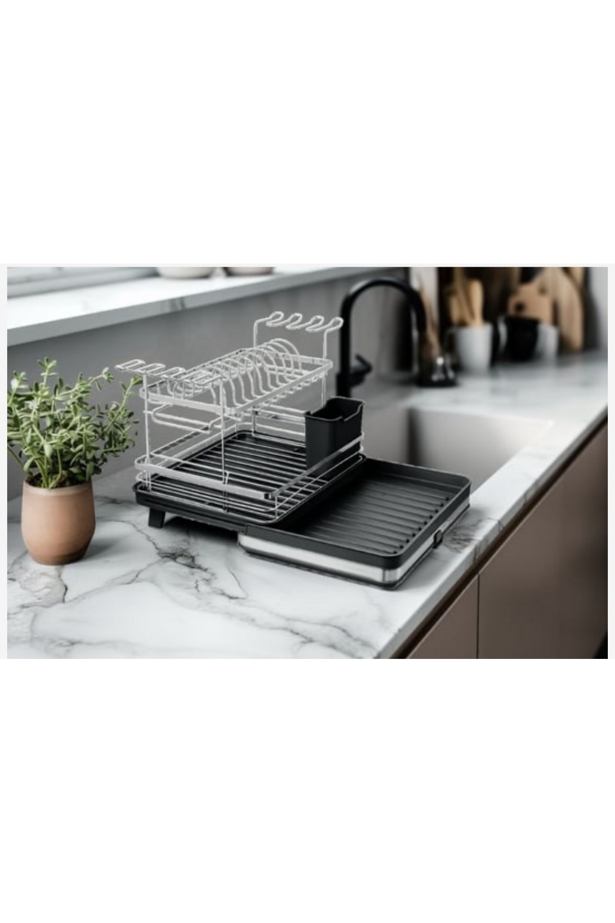 BELARİVA-PERA 2 KATLI METAL BULAŞIKLIK (P)