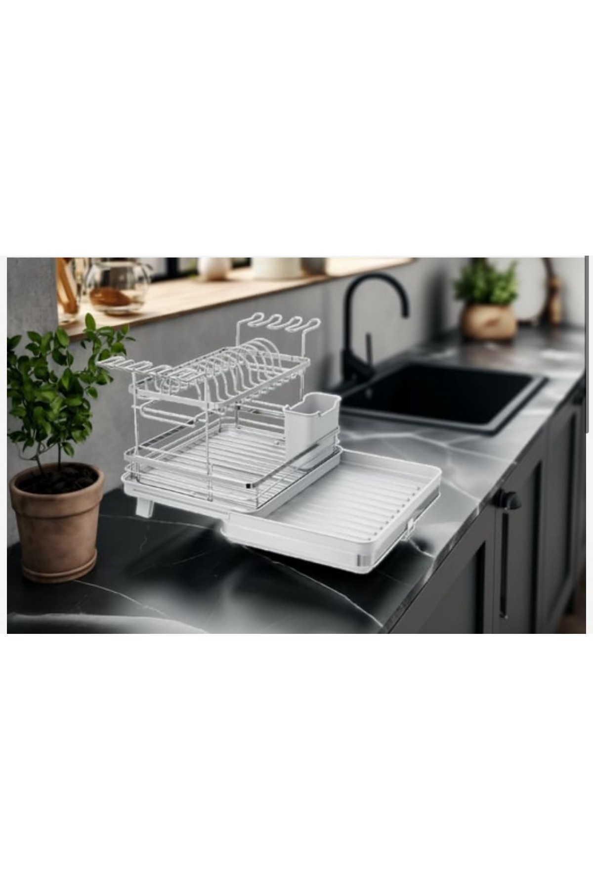 BELARİVA-PERA 2 KATLI METAL BULAŞIKLIK (P)