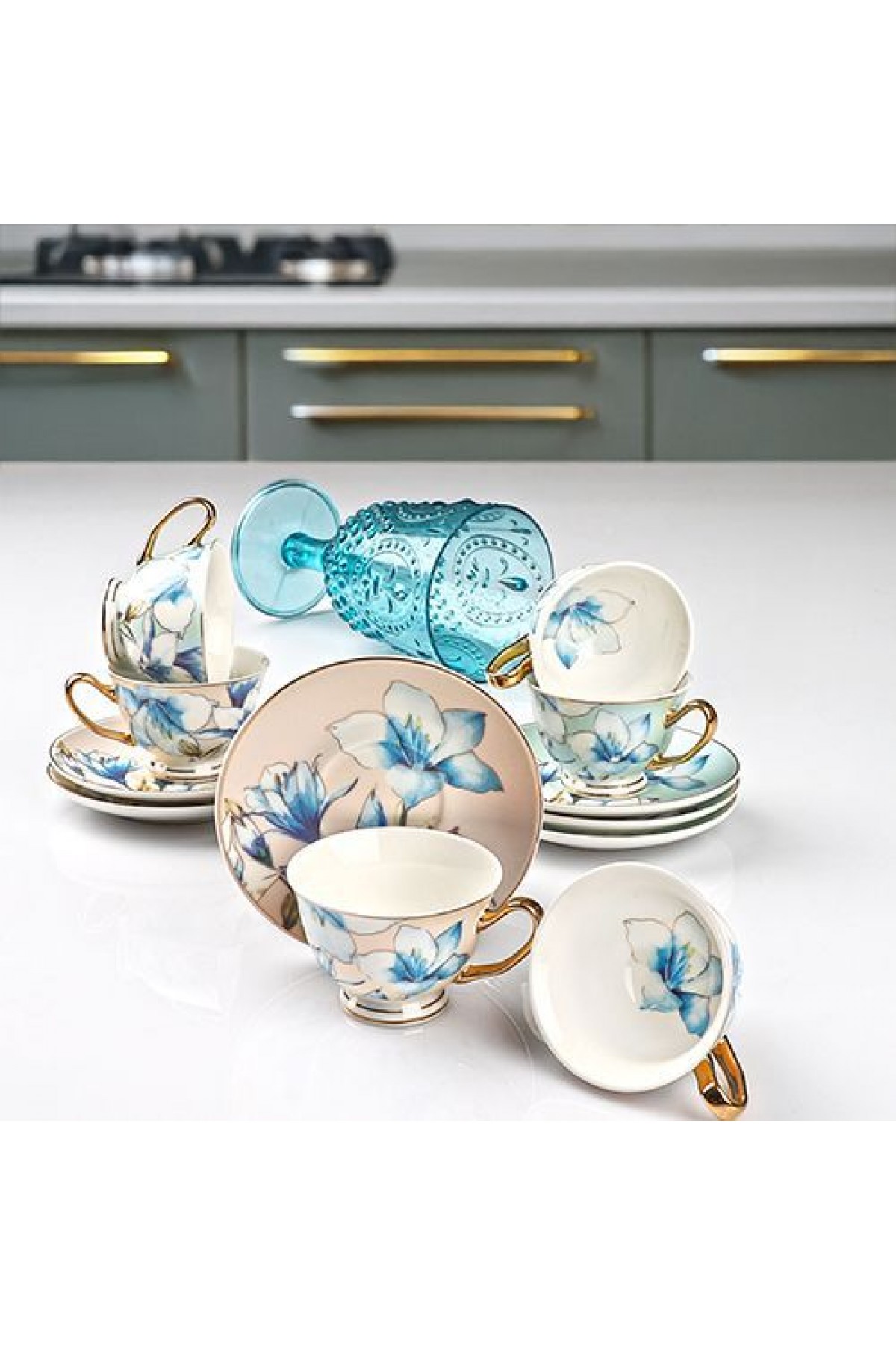 PORS.90CC 6'LI KAHVE FİNCAN (ROSE) (P)