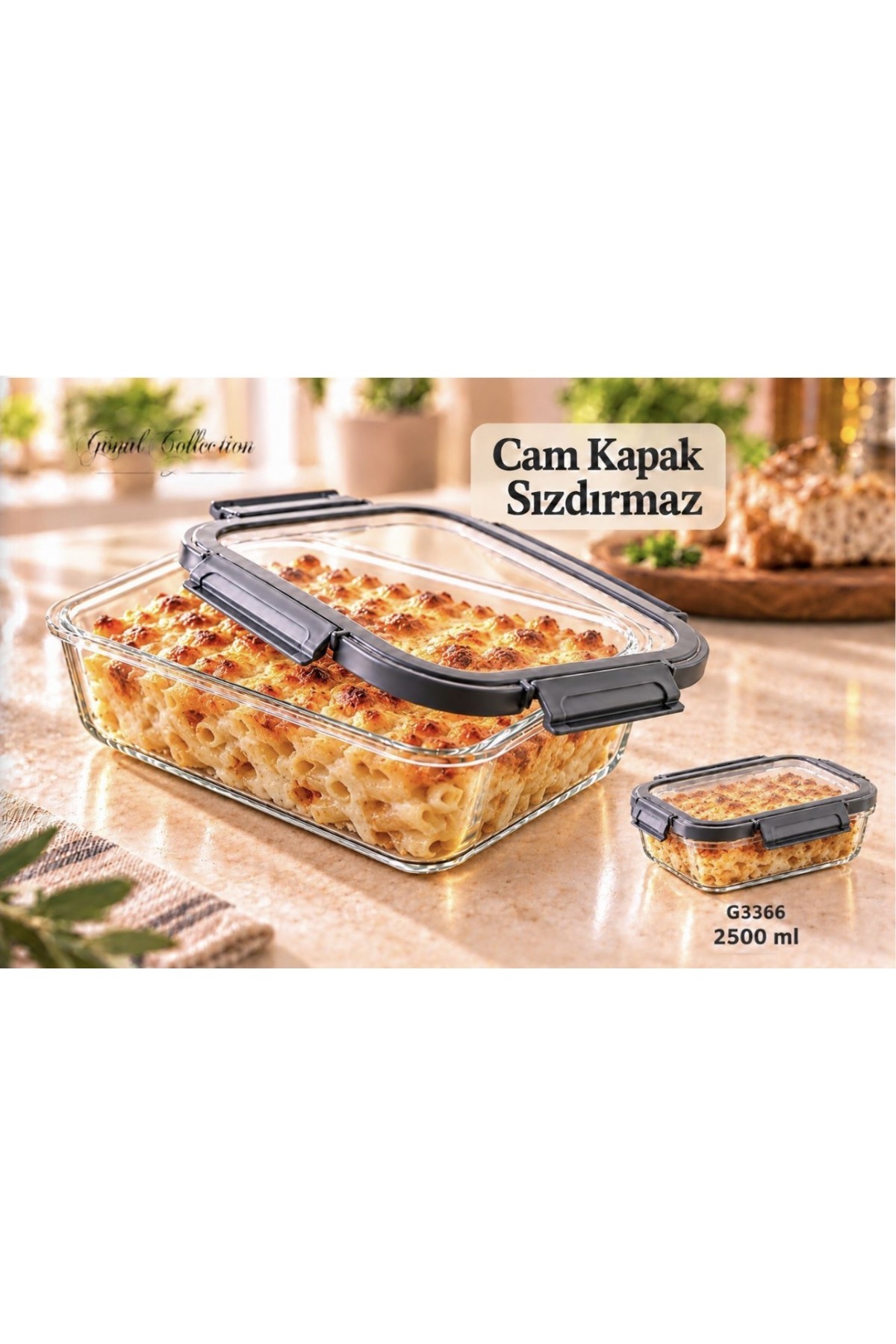 2500ML BOROSLİCATE CAM SAKLAMA KABI